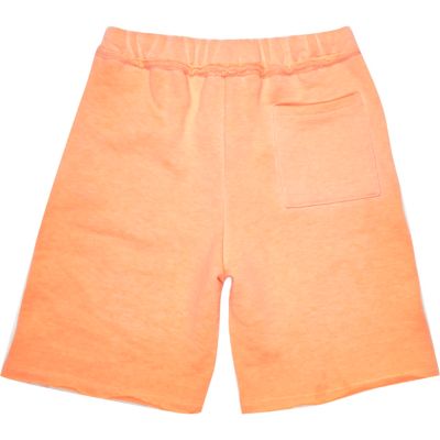 Boys orange burnout jersey shorts